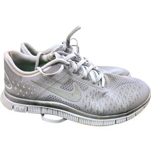 Nike Free 4.0 V2 Running Shoes Women's Light Gray Mesh Size 8.5 Style 511527-002
